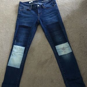 Gap patchwork jeans size 28r